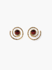 Boucles d'oreilles Makoma spirales