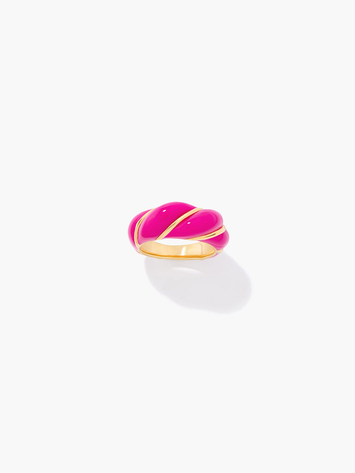 Bague Diana framboise