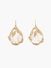 Boucles d'oreilles Françoise nacre