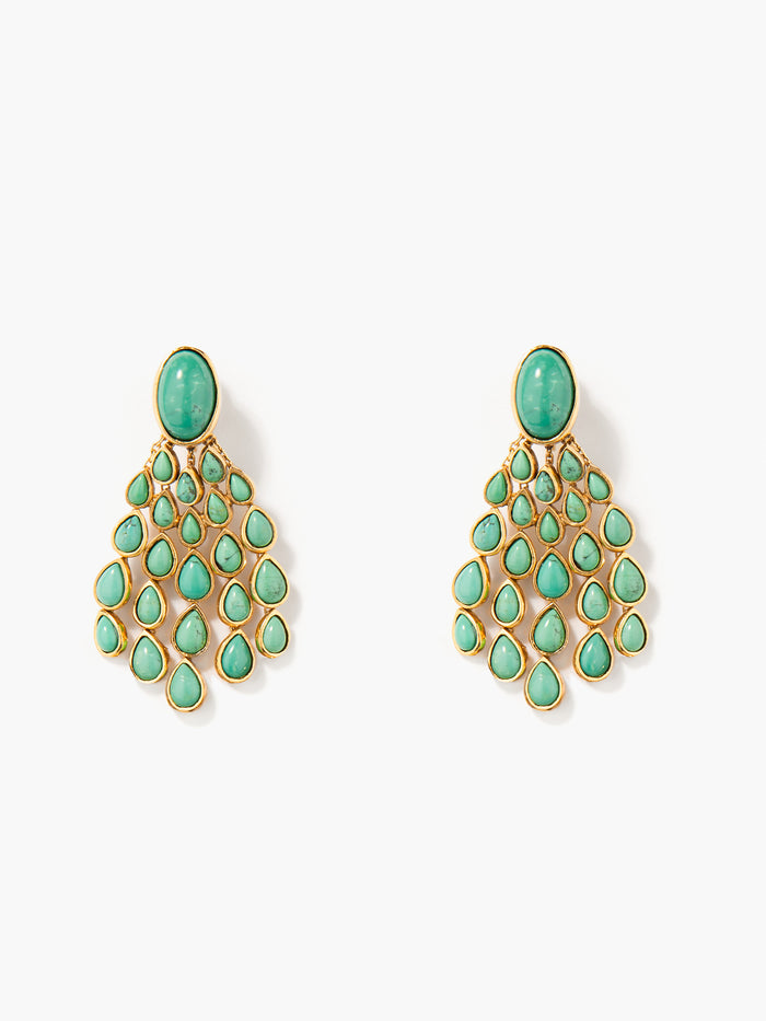 Boucles d'oreilles Cherokee Turquoise