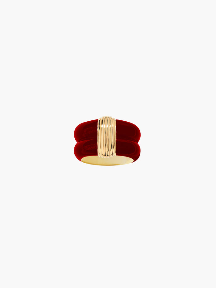 Bague Katt bordeaux