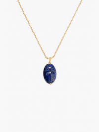 Medium Lapis lazuli beetle pendant 