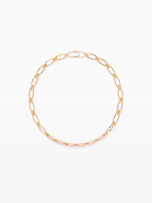 Positano necklace in baby pink